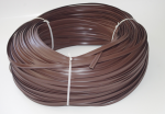 PVC piping welt, brown 15m