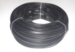 PVC piping welt, black 15m