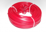 PVC piping welt, red 15m