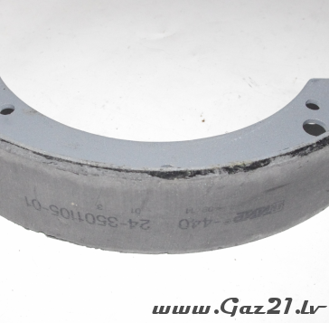 Brake shoes with a long plate